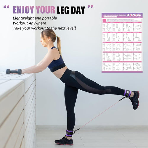Ankle Resistance Bands with Cuffs