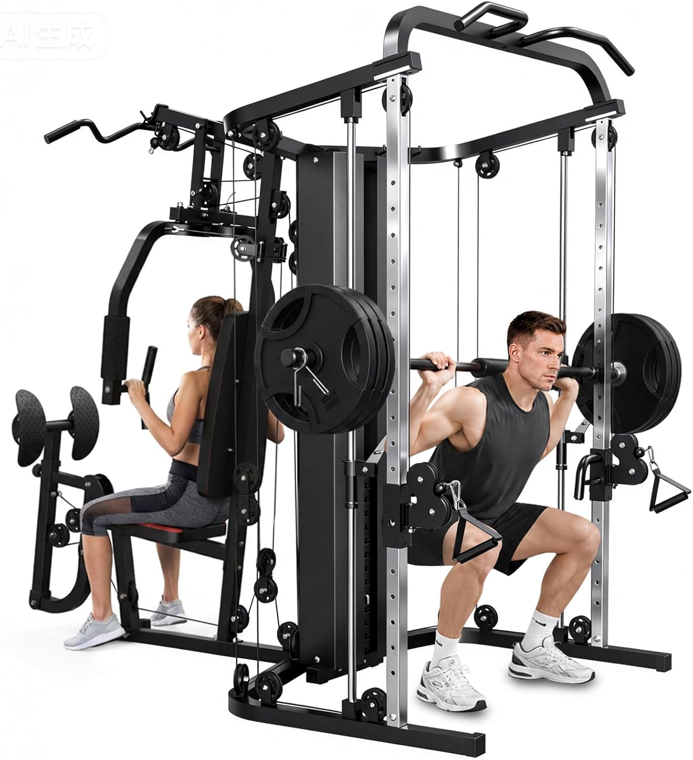 Multifunction Home Gym Equipment Workout Station