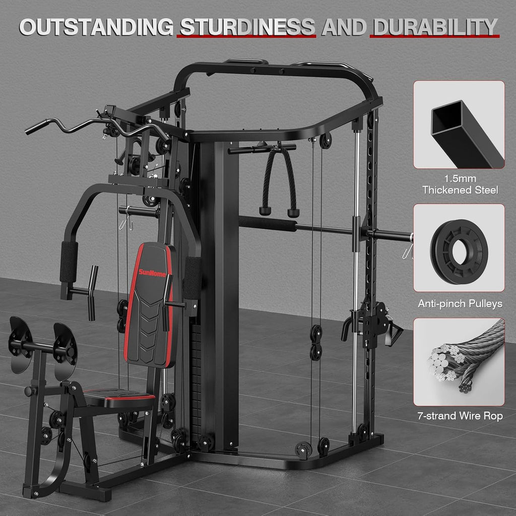 Multifunction Home Gym Equipment Workout Station