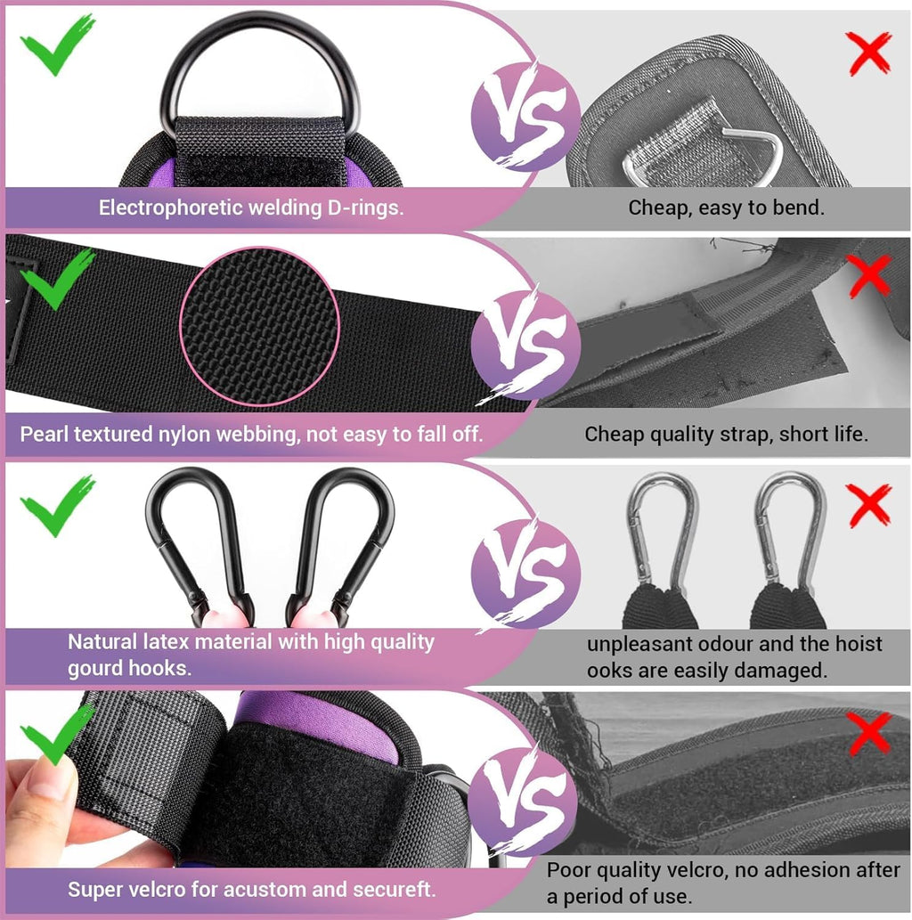 Ankle Resistance Bands with Cuffs