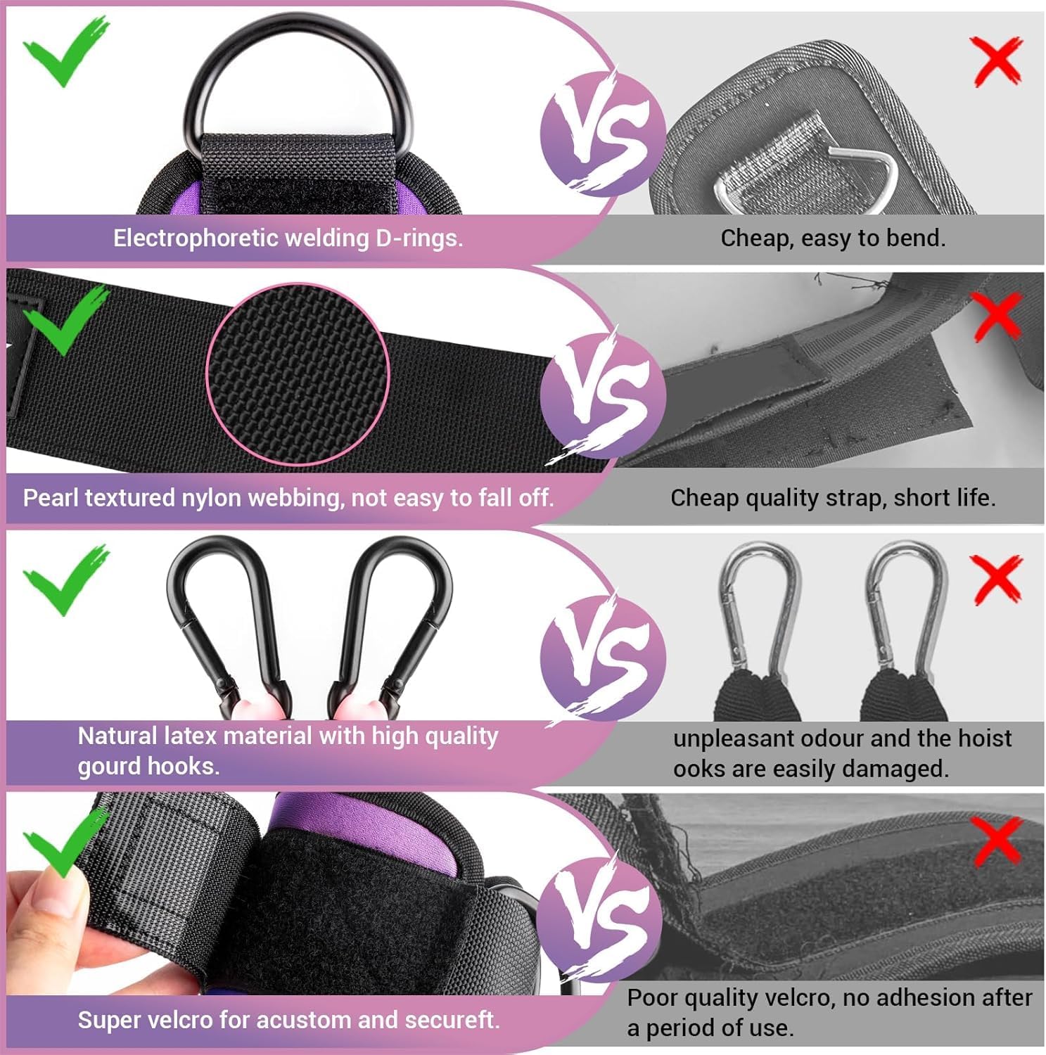 Ankle Resistance Bands with Cuffs