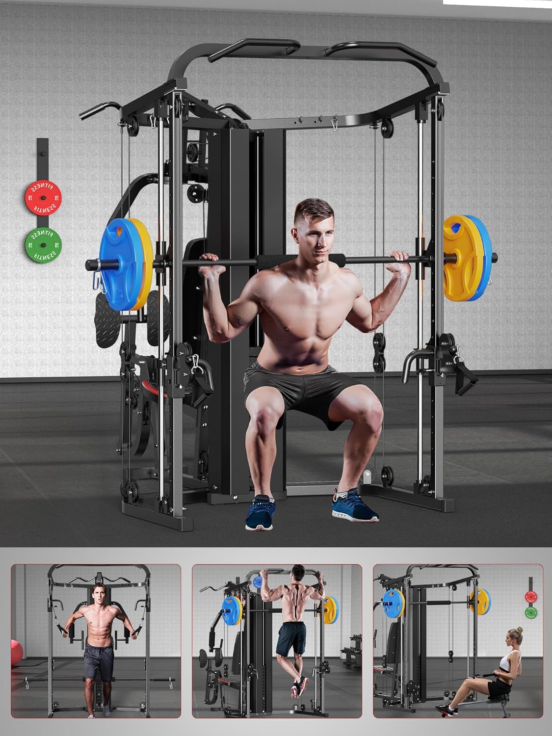 Multifunction Home Gym Equipment Workout Station