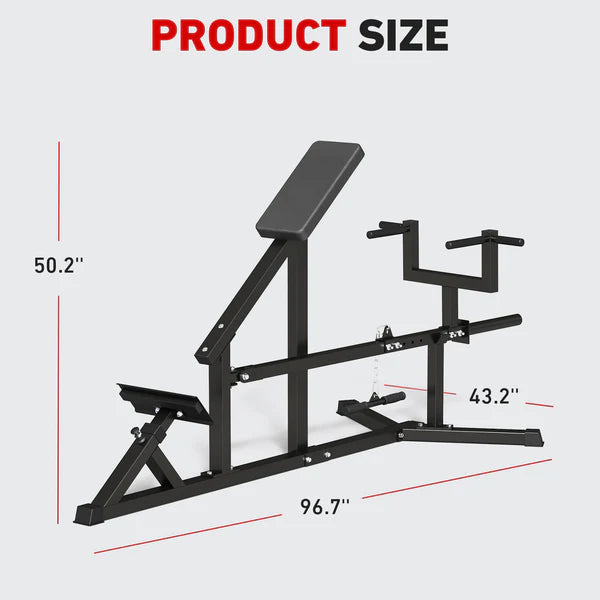 Chest Supported T Bar Row Machine
